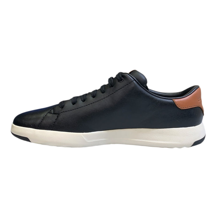 Cole Haan Mens' GrandPro Tennis Sneaker, Lace-Up Design, Leather Upper