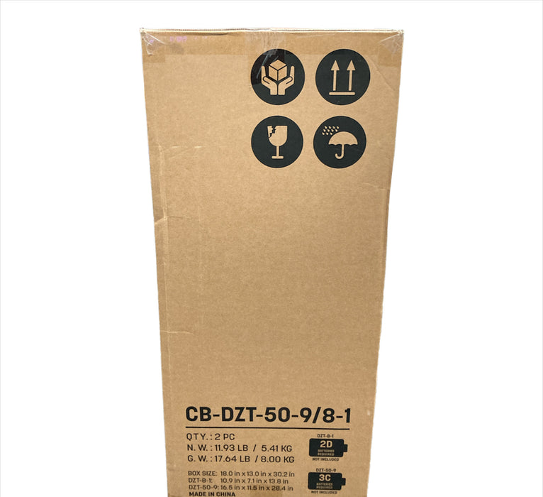 Nine Stars 13.2 Gal / 50L + 2.1 Gal / 8L Motion Sensor Trash Can Combo