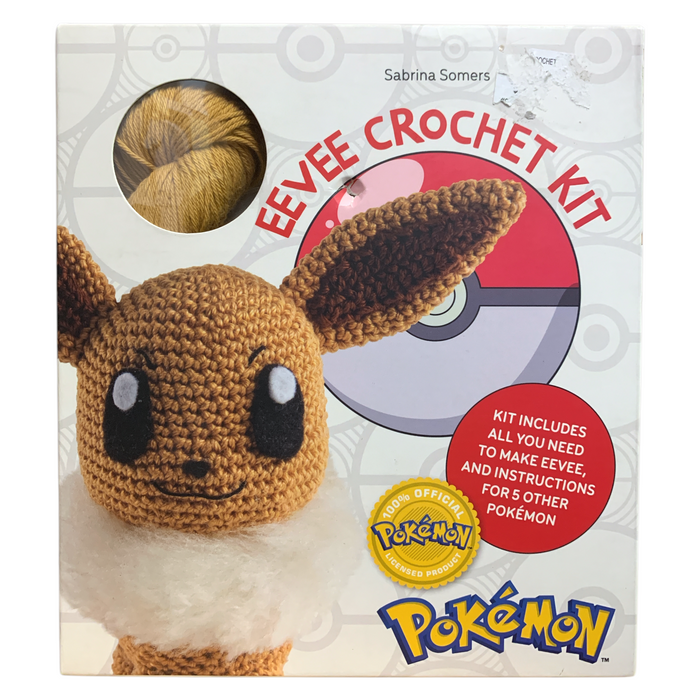 Eevee Crochet Kit, Includes All You Need To Make Eevee by Sabrina Somers