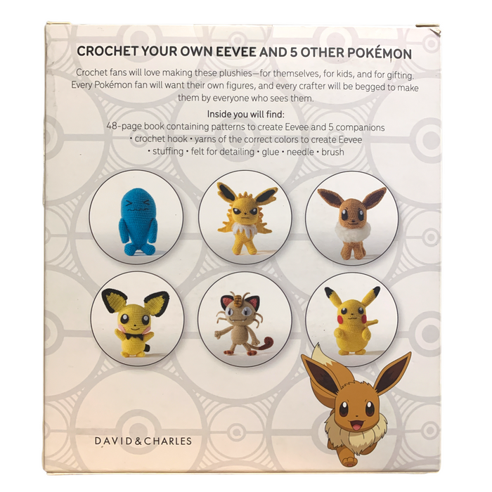 Eevee Crochet Kit, Includes All You Need To Make Eevee by Sabrina Somers