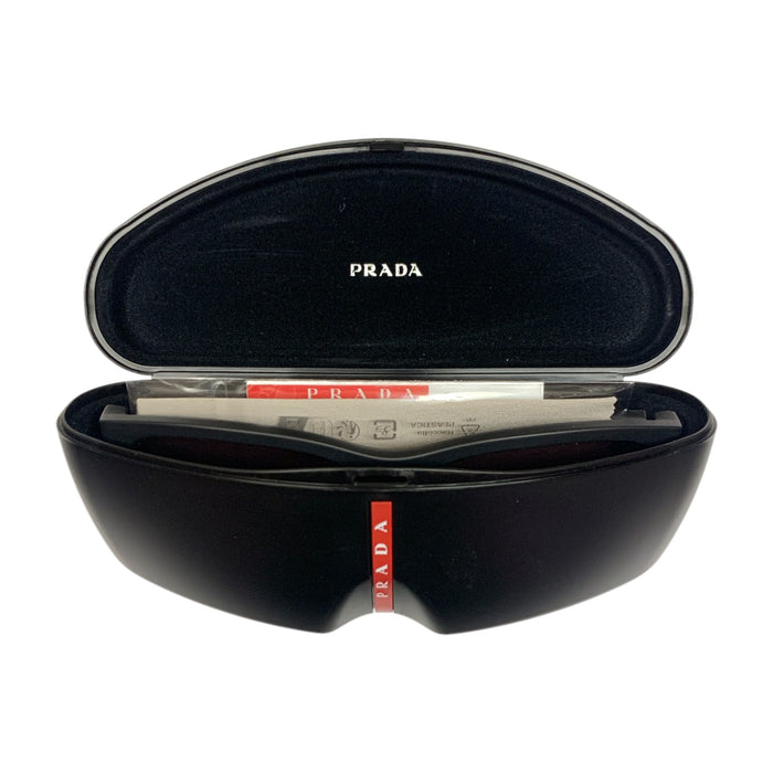 Prada Linea Rossa SPS 03Q Matte Black Sunglasses, Grey Gradient Lenses, 57-17