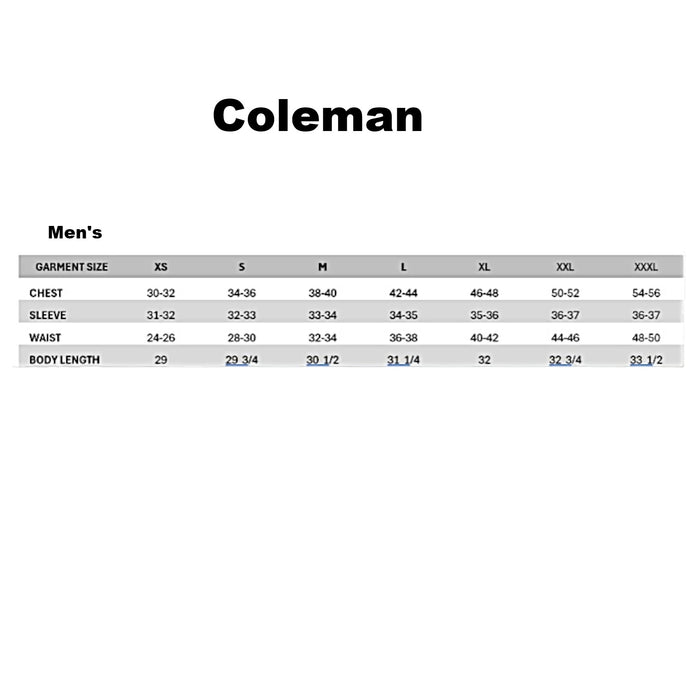 Coleman Men's Fleece Lined Snap Closure Canvas Shirt Jacket
