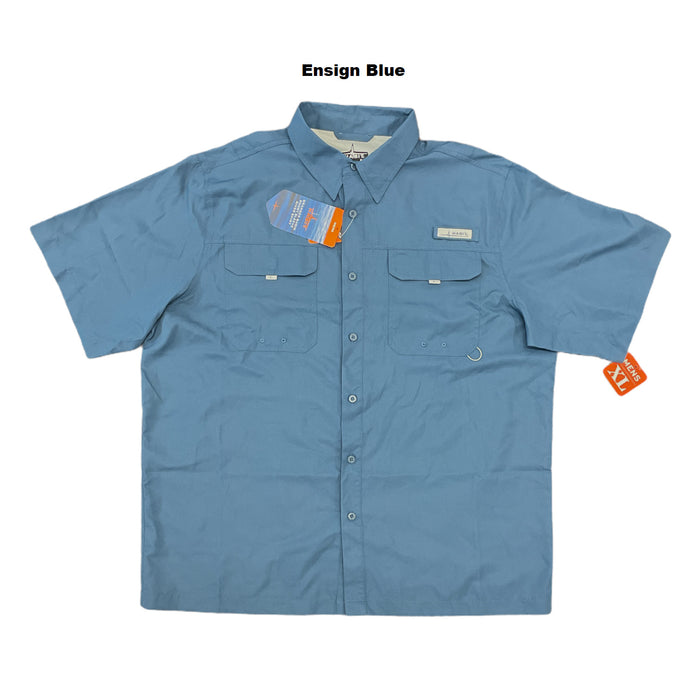 Habit Men's UPF 40 Granger Basin Short Sleeve Vented Fishing River Shirt
