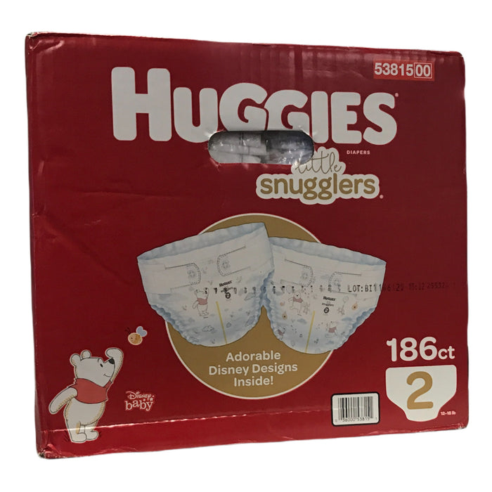 Huggies Little Snugglers Diapers Size 2 - 186 ct. ( 12 - 18 lbs.)