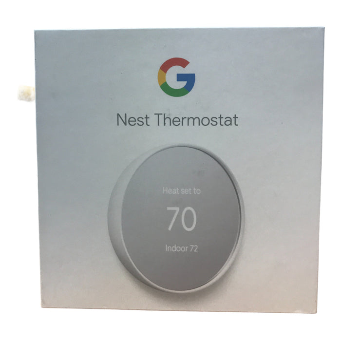 Google Nest Programmable Wi-Fi Thermostat, Snow (G4CVZ)