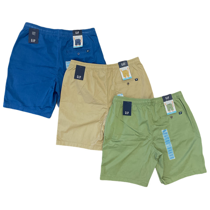 GAP Men's Drawstring Waist Lightweight Pull-On Shorts w/ Pockets