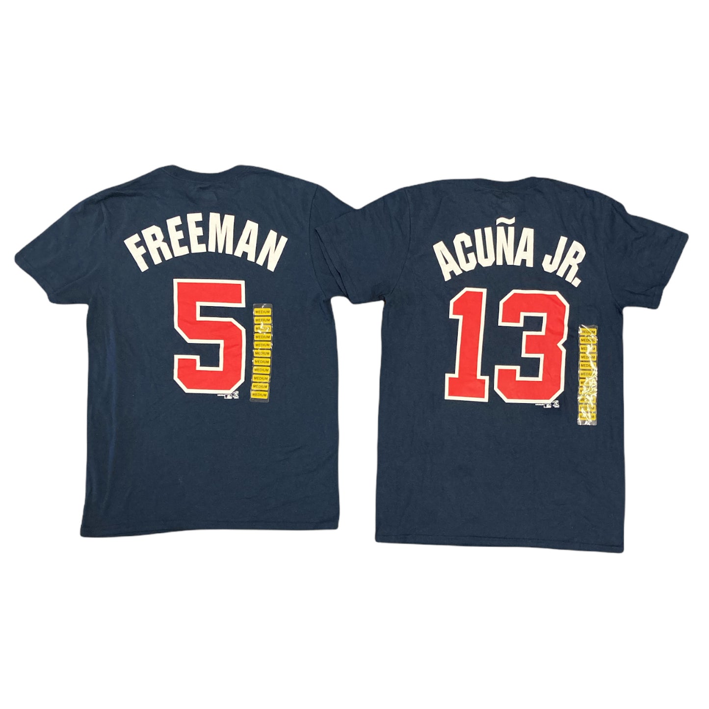 MLB Genuine Merchandise Atlanta Braves Acuna Jr 13 Freeman 5 Short Sleeve TShirt