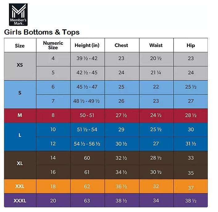 Member's Mark Toddler Girls 2-Piece Crinkle Knit Playwear Set