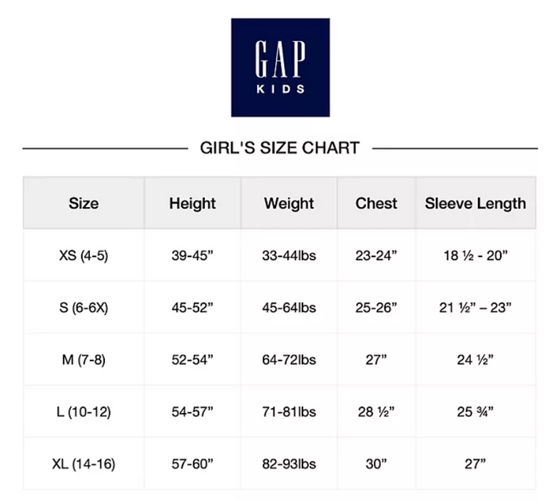 Gap Kids Girls Casual Easy Care Knee Length Long Sleeve Dress