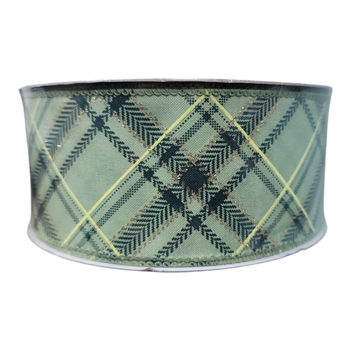 Members Mark 2.5 inch x 50 yards Wired Edge Premium Holiday Ribbon