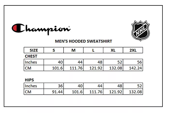 Champion NHL Men's Kangaroo Pocket Hooded Sweatshirt