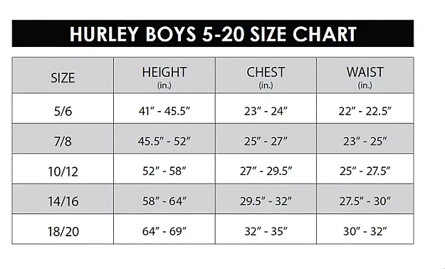Hurley Boys Hybrid Quick Dry Drawstring Shorts, 917824 023