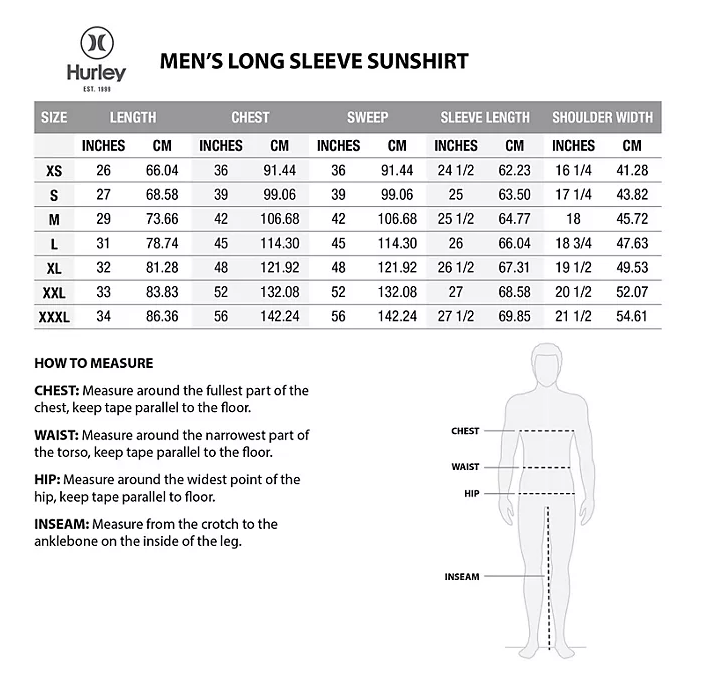 Hurley Men's Sunny Side Hybrid Stretch Tagless UV T-Shirt