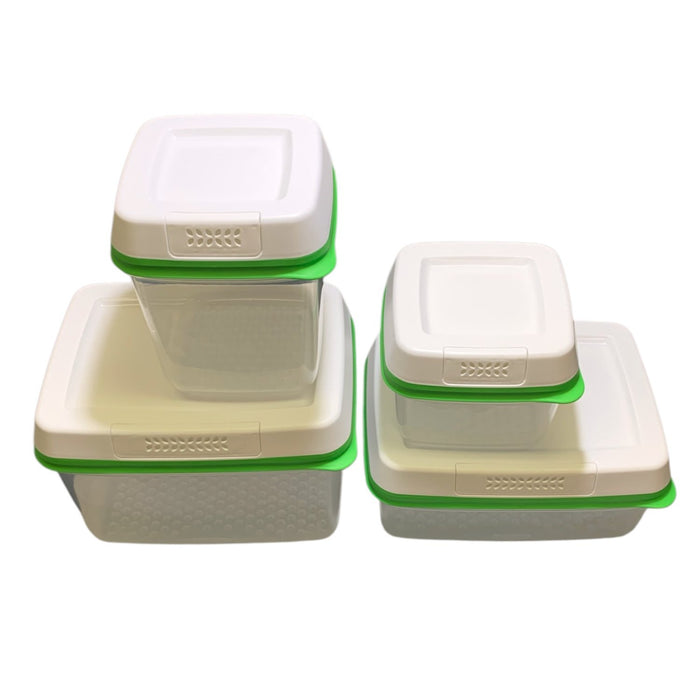 FreshWorks Produce Saver Food Storage Containers, 8-Piece Set