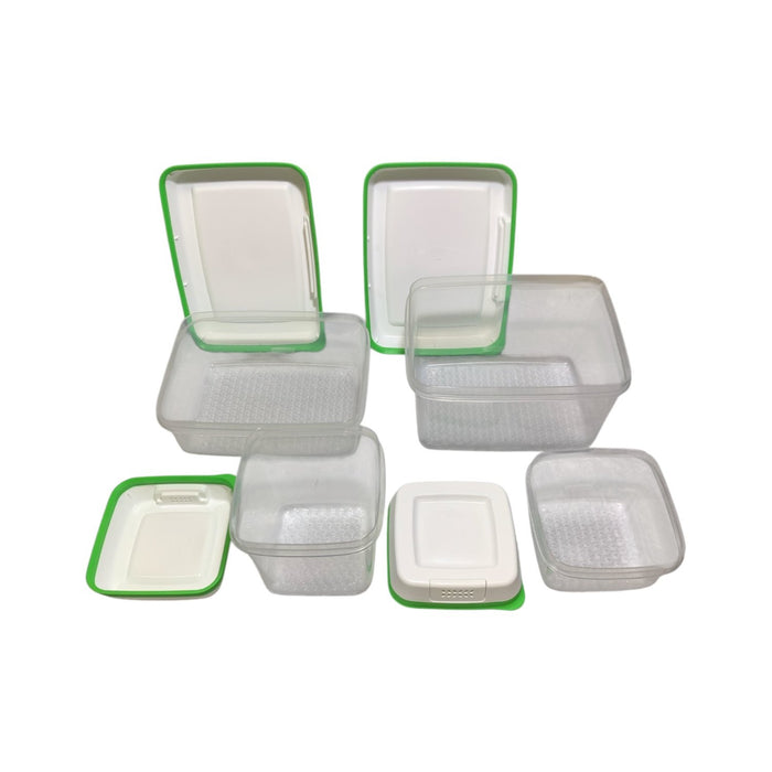 FreshWorks Produce Saver Food Storage Containers, 8-Piece Set