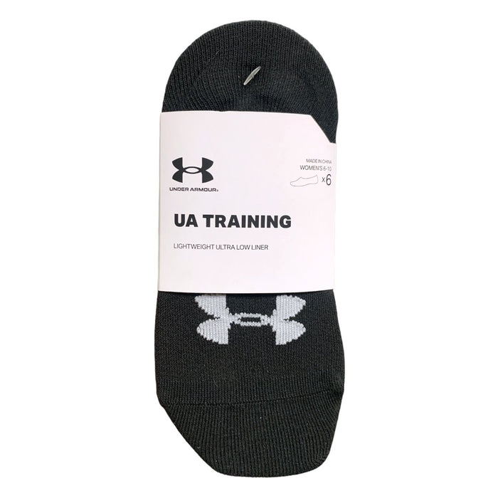 Under Armour Women’s UA Training Lightweight Ultra Low Liner Socks – 6 Pack