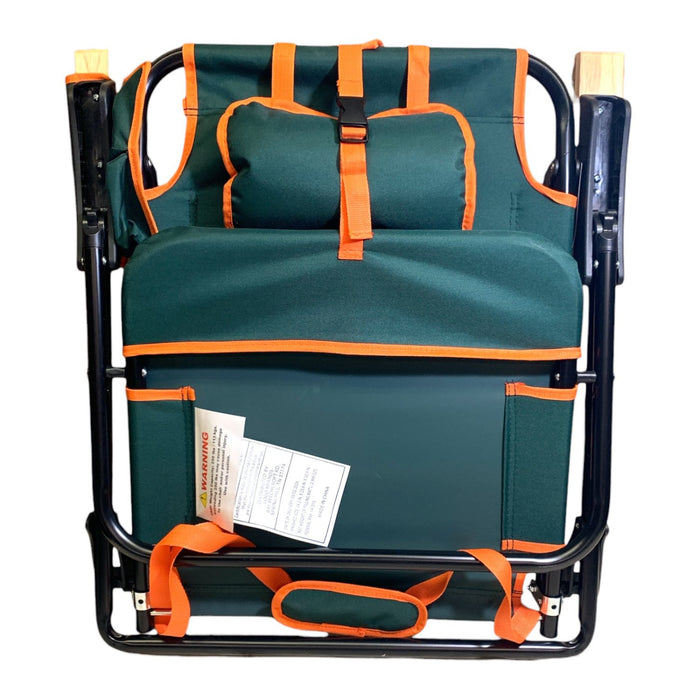 Logo Brands Officially Licensed NCAA Reclining Beach Chair