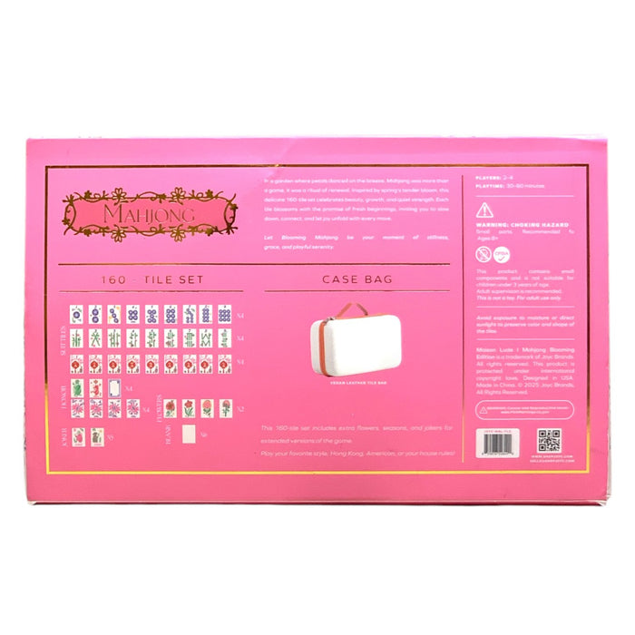 Maison Lude Mahjong Set - 160 Tiles + Vegan Leather Tile Bag