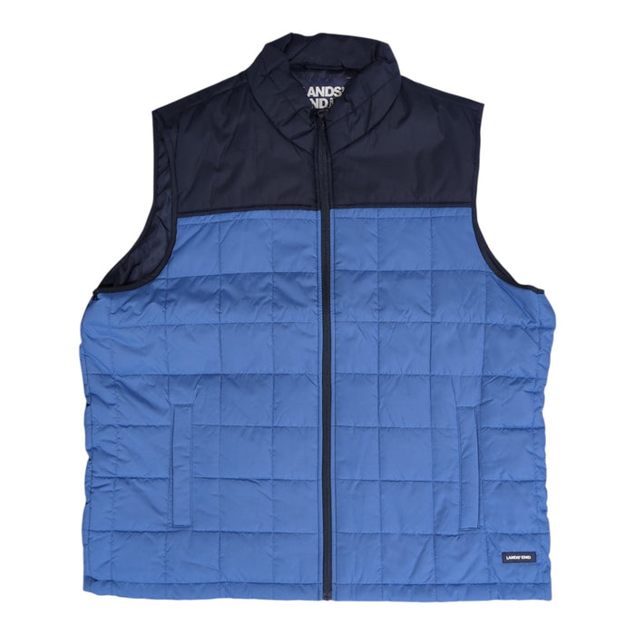 Lands' End Men's Weather Resistant Insulated Quilted Puffer Vest