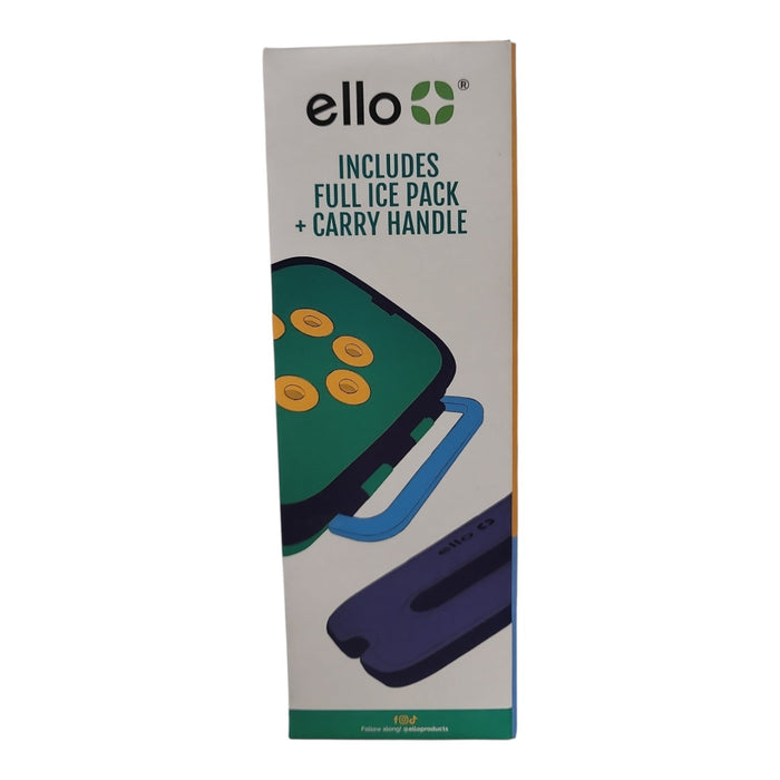 Ello Benni Kids Bento Lunch Box with Carry Handle, Ice Pack & 3 Charms