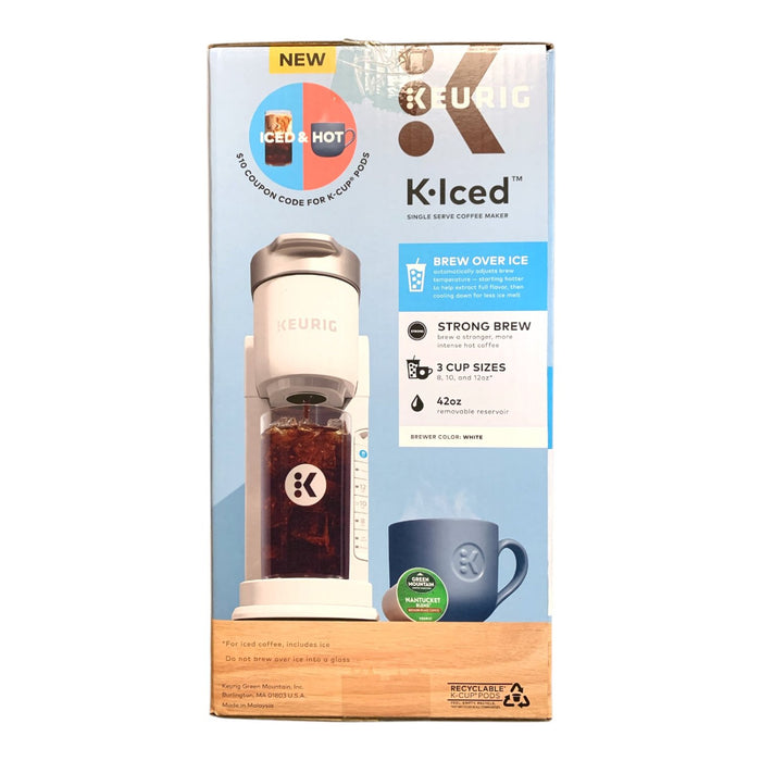 Keurig K-Iced Single Serve Coffee Maker with Brew Over Ice Function