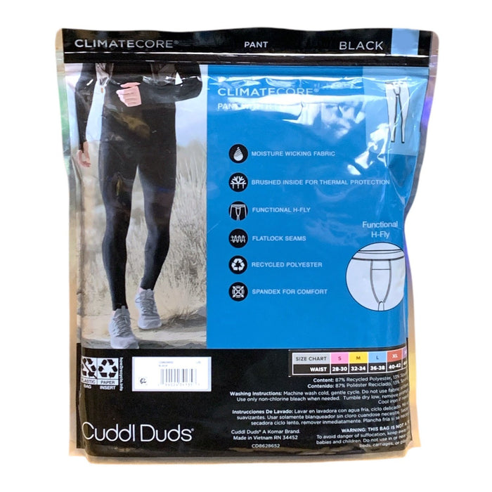Cuddl Duds Men's ClimateCore Performance Baselayer Pant with H-Fly