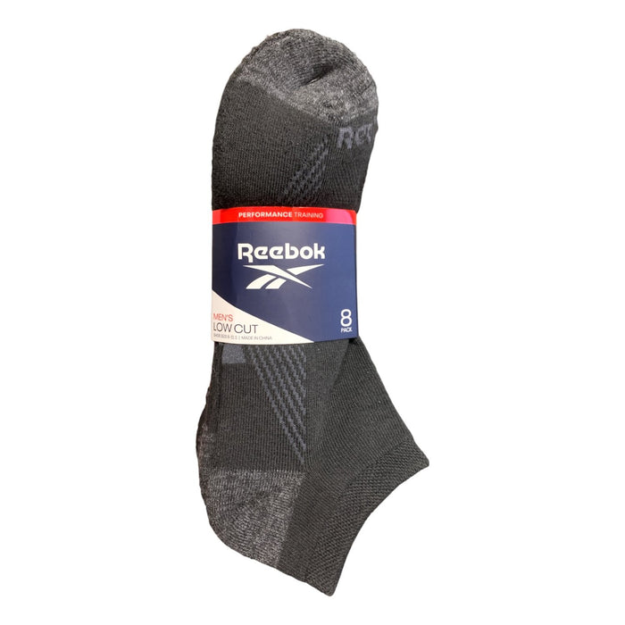 Reebok Men's Low Cut Performance Training Sock, 8-Pack, One Size: 6 - 12.5