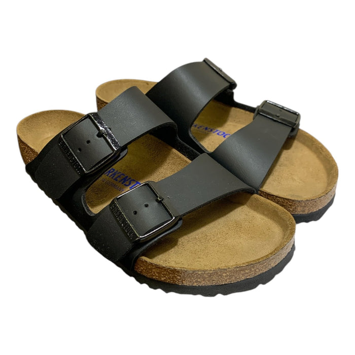 Birkenstock Arizona BS Unisex Birko-Flor Two-Strap Sandal, Natural Cork Footbed