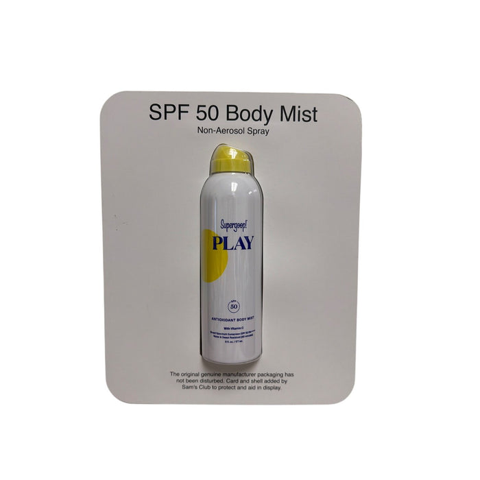 Supergoop PLAY Antioxidant Non-Aerosol Body Mist, SPF 50 w/ Vitamin C, 6 fl. oz.