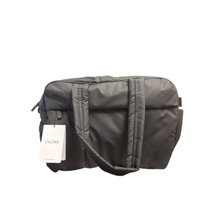 CALPAK Luka Lightweight Water-Resistant Nylon Travel Duffel Bag, Matte Black