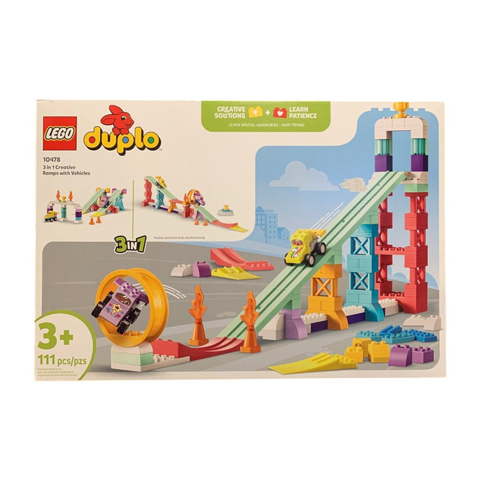 LEGO DUPLO 3 in 1 Creative Ramps with Vehicles 10478