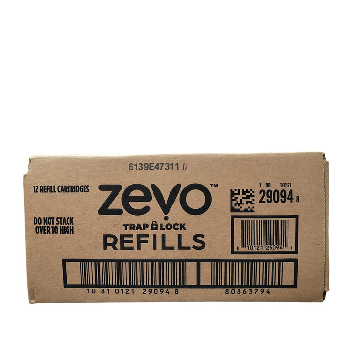 Zevo Flying Insect Trap Refill Cartridges, Value Pack 12 Refills, Easy to Use