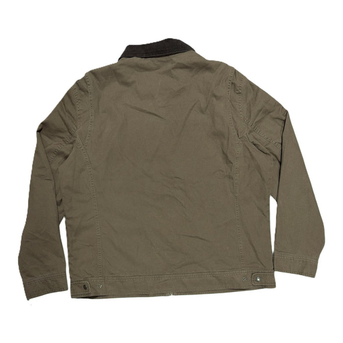 Lucky Brand Mens Classic Fit Washed Cotton Twill Barn Jacket