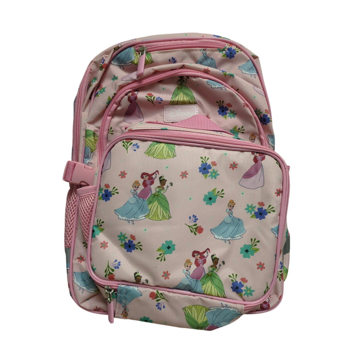 Bioworld Kids Licensed 16" Backpack & Lunch Bag Set, Disney Princess