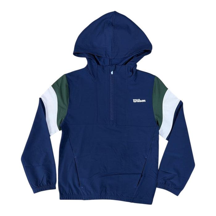 Wilson Boys 1/4 Zip Hooded Windbreaker Pullover