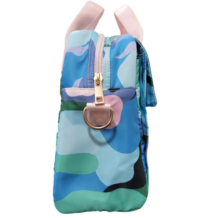 The Somewhere Co Lunch Tote, Carry Handle & Shoulder Strap, (Honey Dew)