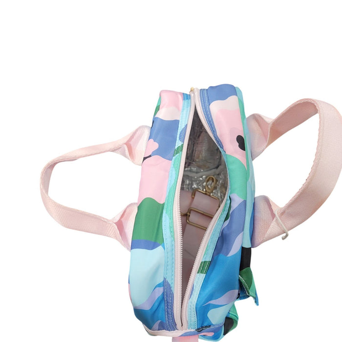 The Somewhere Co Lunch Tote, Carry Handle & Shoulder Strap, (Honey Dew)