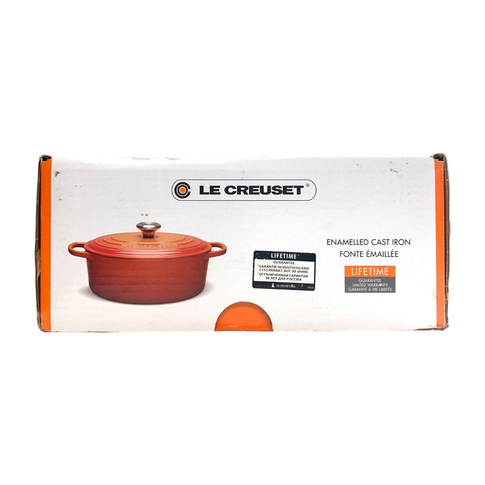 Le Creuset Signature 5-Quart Enameled Cast Iron Oval Dutch Oven – Flame