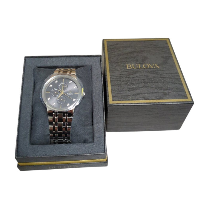 Bulova Modern Diamond Two-Tone Bracelet Watch, 40mm