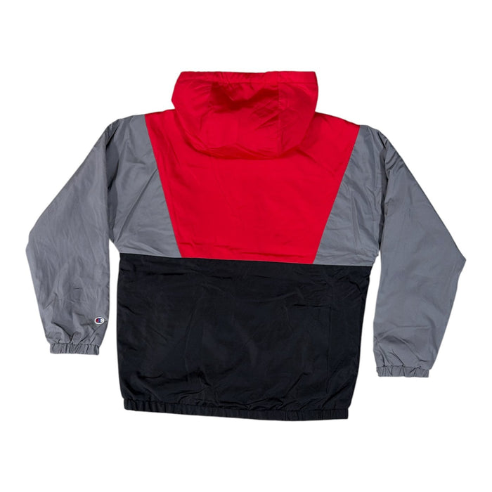 Champion Boys Regular Fit Fleeced Lined Colorblocked Windbreaker Jacket