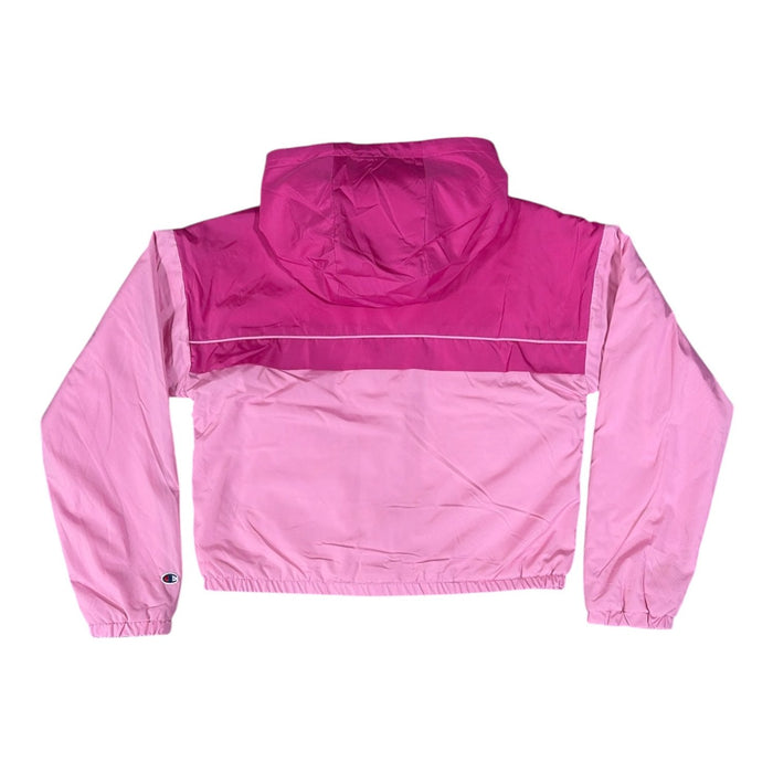 Champion Girls Regular Fit Fleeced Lined Colorblocked Windbreaker Jacket
