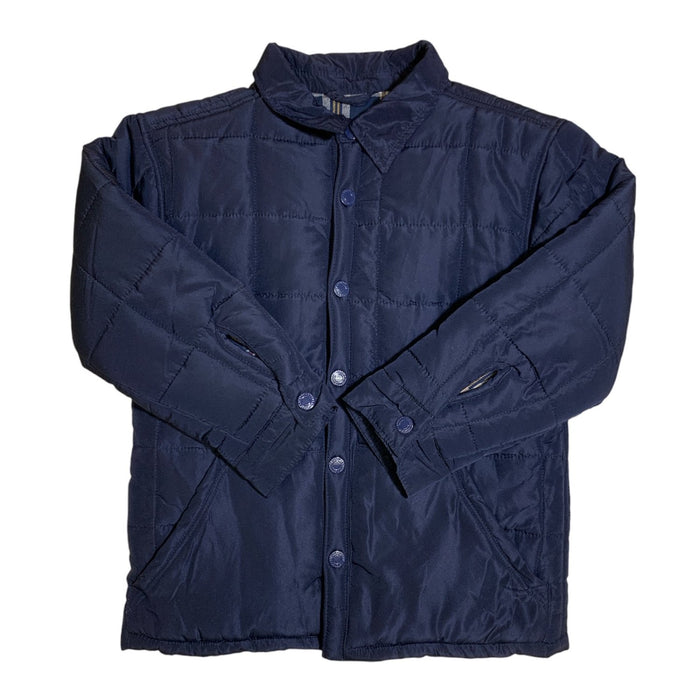 Sperry Boy's Quilted Button-Up Barn Jacket, Lightweight, Regular fit