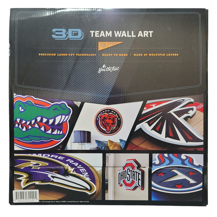 YouTheFan NFL New York Giants 3D Team Logo Die Cut Ready to Hang Wall Art