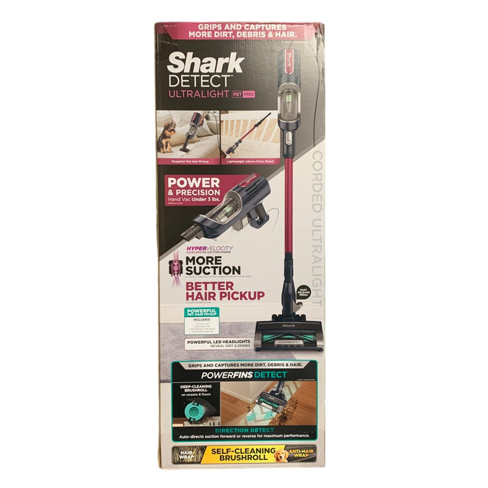 Shark Detect Pet Pro Corded Ultralight Stick Vacuum with Accessories, HZ755