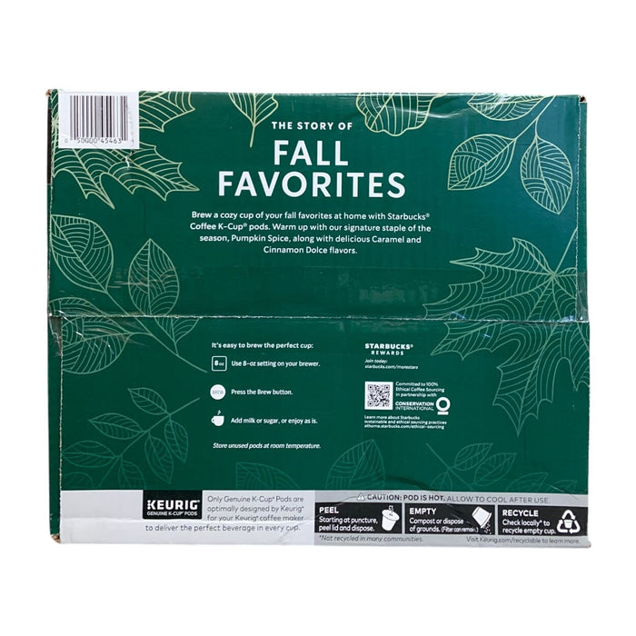 Keurig Starbucks K-Cup Coffee Pods, Fall Variety Pack, 64 ct.