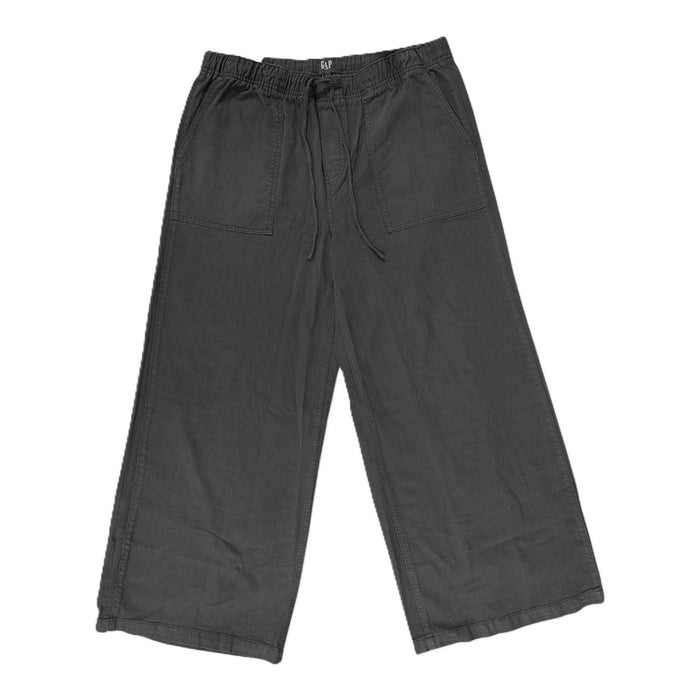 Gap Women's Lightweight Wide-Leg 100% Cotton Twill Drawstring Pant