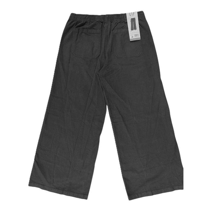 Gap Women's Lightweight Wide-Leg 100% Cotton Twill Drawstring Pant