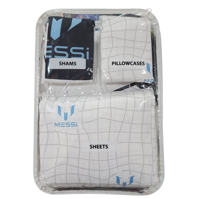 Jay Franco Kids 7-Piece Bed-in-a-Bag, Lionel Messi, Full Size