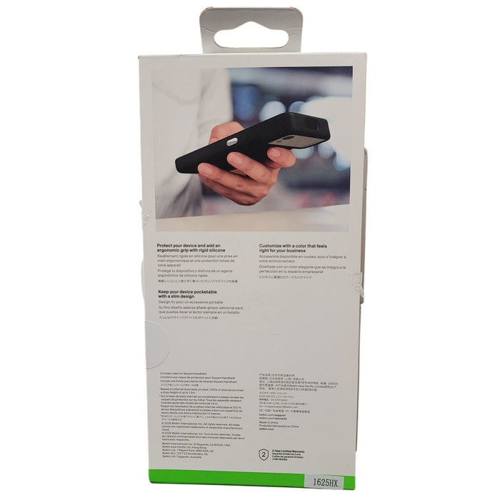 Belkin SheerForce Case for Square Handheld, Raised Edges, Carbon Black