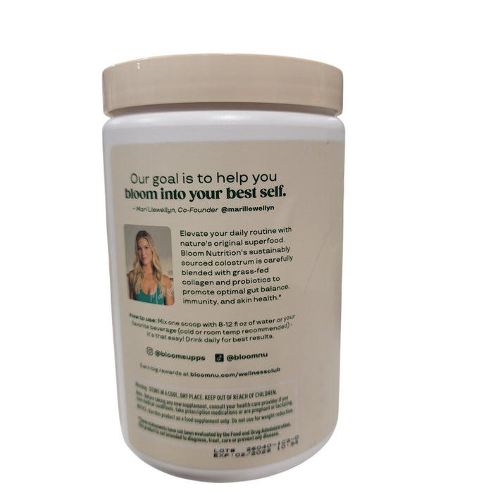 Bloom Nutrition Colostrum & Collagen Peptides, 0.64 lbs.